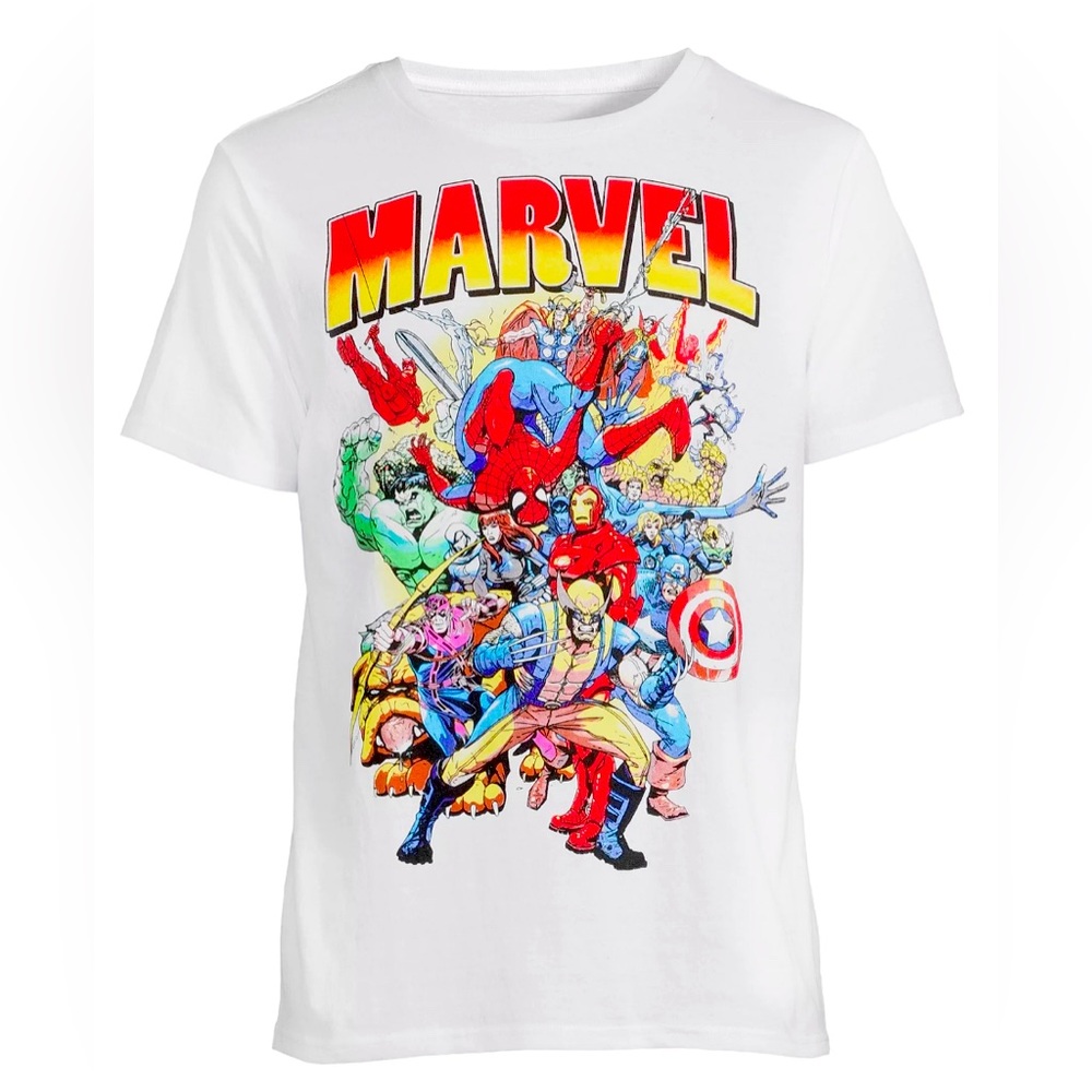 White Men’s Marvel TShirt XL